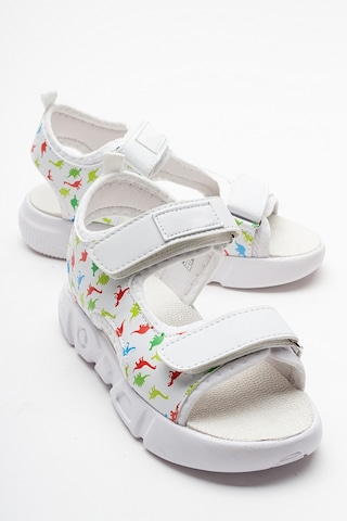 Mnpc Erkek Çocuk Beyaz Anatomik Spor Sandalet 24y4s98461 Beyaz