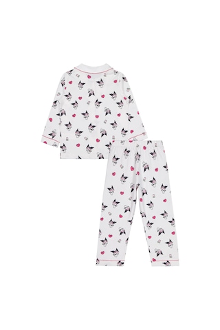 Kuromi 10-13 Yaş Pijama Takımı - Ekru
