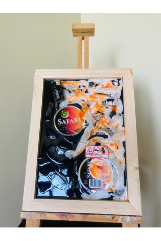 Epoksi Tablo Safari Kırık Şişe Sanatı