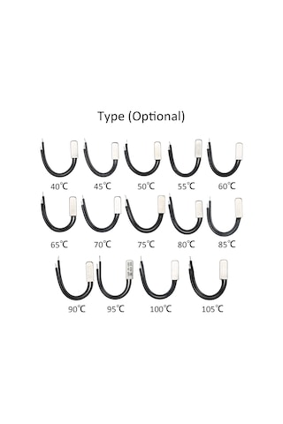 Konesam 5 Adet Ksd9700 85 C Sıcaklık Kontrolü Isı Koruyucu Termostat, Normal Kapalı Nc , 40-105 C Aralığı, Elektrikli Cihazları Koruma