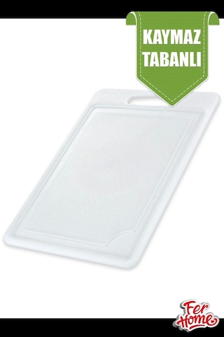 Kesme Tahtası Plastik Büyük Kesme Sunum Tahtası Kesim Panosu 225x325 Mm Royaleks-fr-108 Çok Renkli