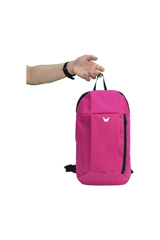 Woys Bags Pembe Kamp Bisiklet Yürüyüş Kadın Mini Sırt Çantası Pembe