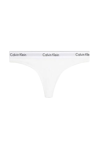 Calvin Klein Kadın Marka Logolu Elastik Bantlı Günlük Kullanıma Uygun Beyaz Külot 0000f3786e 100 Beyaz1