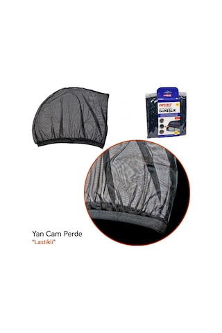 Carub Yan Cam Perde Güneşlik Lastikli Tekli Br4955506