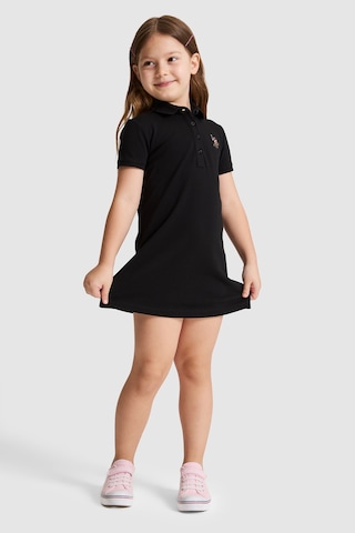 U.S. Polo Assn. Kız Çocuk Siyah Elbise Örme 50325597-vr046