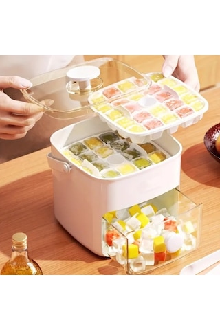 Buz Kalıp Ve Saklama Kutusu Açık Mavi