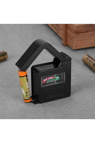 Vkemall Bt860 Pil Test Cihazı - 9v, 1.5v, Aa/aaa Pil Voltaj Düzeyi Testeri, Pil Şarj Seviyesi Gösterici, Taşınabilir Ve Kolay Kullanım