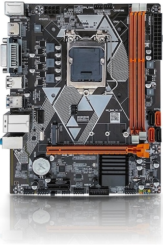 Turbox WorkTeam B85(H81) Intel H81 1600 MHz DDR3 Soket 1150P VGA HDMI M.2 mATX Anakart