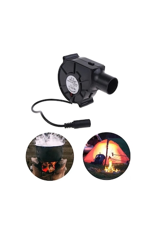 Lemestar Taşınabilir 12v Mangal Üfleme Fanı - Hızlı Ateş Yakma Ve Güçlü Hava Akışı