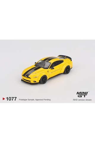 Mini Gt 1077 Lb-works Ford Mustang Triple Sarı 1/64 Model Araba
