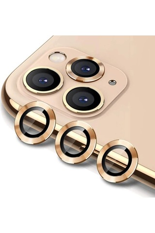 Ally iPhone Uyumlu 11 Pro-11 Pro Max Kamera Lens Koruyucu Aluminium 3 Adet- 5775 Gümüş
