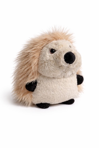 Sevimli Peluş Kirpi Oyuncak Yumuşak Peluş Kirpi Figürü Açık Kahverengi