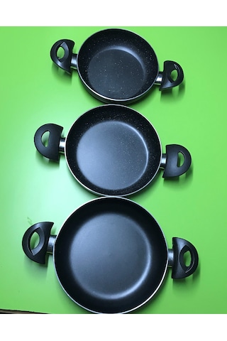 Teflon 3’lü Ekonomik Sahan Seti  18/20/22cm