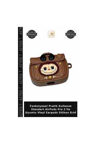 Fonksiyonel Pratik Kullanım Standart Airpods Pro 2 İle Uyumlu Vinyl Earpods Silikon Kılıf Çok Renkli