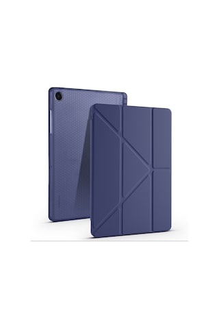 Samsung Uyumlu Galaxy Tab A9 Plus A11+ Üçgen Standlı Uyandırma Fonksiyonlu Tablet Kılıfı Kapaklı Kılıf