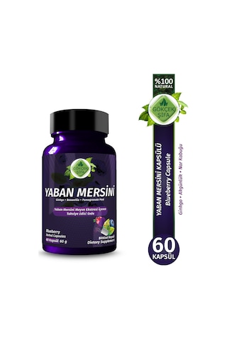 Gökçek Şifa Yaban Mersini (Blueberry Capsule) 60 Kapsül