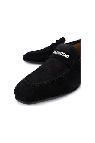 Valentino Valentıno Erkek Hakiki Deri Siyah Süet Loafer Ayakkabı 667 20171 Erk Ayk Y23 Black Suede Siyah