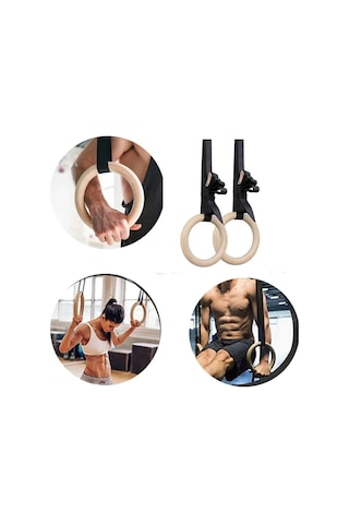 Ckspor Crossfit-jimnastik Halkası Ahşap Jimnastik Halkası Cks-43
