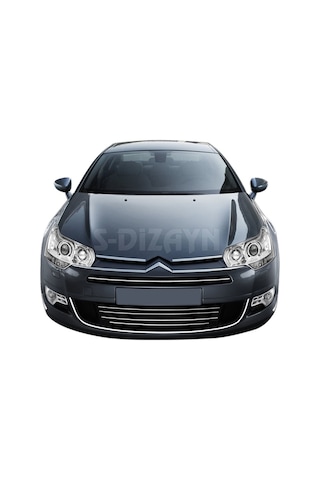 S-Dizayn  Citroen C5 Krom Ön Tampon Çıtası 5 Prç 2008 Üzeri