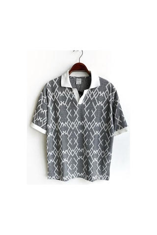 Polo Yaka Triko Tshirt Ekru