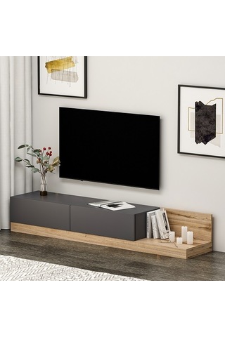 Tv Sehpası Masal Antrasit Çırağan 180 Cm