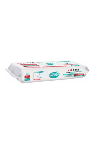 Smarter Beyaz Sabun Kokulu Sirke ve Karbonat Katkılı 4XL Mopa Uyumlu Yer Temizlik Havlusu 30'lu