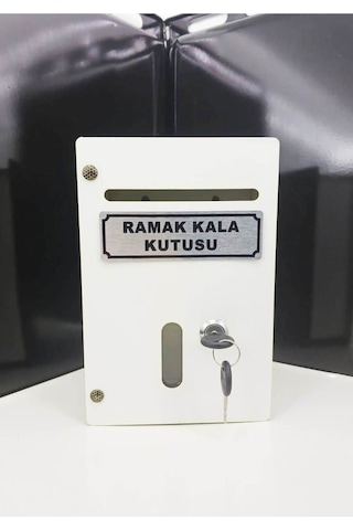 Beyaz Küçük Boy Ahşap Ramak Kala Kutusu