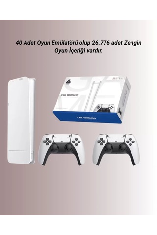 Home M15 Retro Konsol 20.000 Oyunlu, Çift Gamepadli, 4k Hdmı