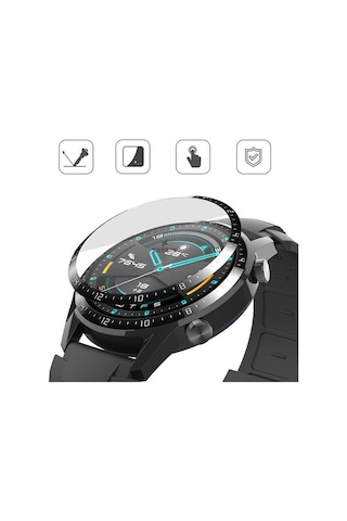 Huawei Watch Gt2 46mm Uyumlu Polymer Nano 0.5 Mm Watch Ekran Koru