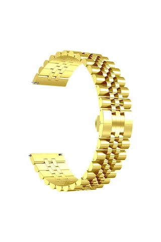 Gear S3 Uyumlu Krd-36 22mm Metal Mxsp Kordon-gold