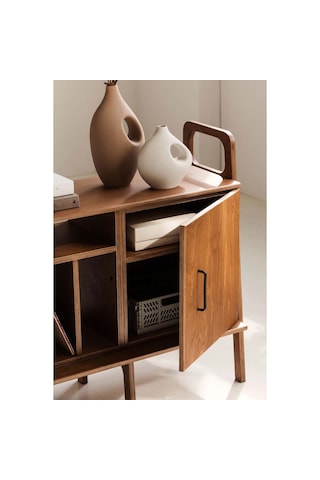 Woodesk Eleganza, Ahşap, Dolap Ve Konsol, 100x90, Tik Renk