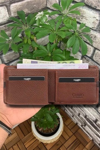 Derije Hakiki Deri Taba Spor Şeritli Erkek Cüzdanı T1651 Çok Renkli