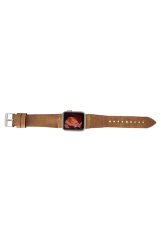 Apple Watch Uyumlu Deri Kordon 38-40-41mm G19-ba7 Taba