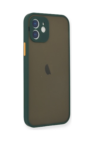 Cosmotex 8683140152079 Newface Apple iPhone Uyumlu 12 Mini Kılıf Montreal Silikon Kapak - Yeşil