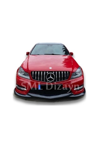 Mercedes W204 C180 Makyajlı Ön Lip Plastik C180 Ön Ek C180 Karlık