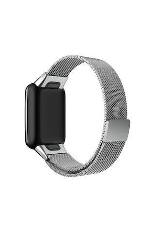 Biriva Home Xiaomi Mi Band 7 Pro Krd-01 Metal Kordon-gümüş