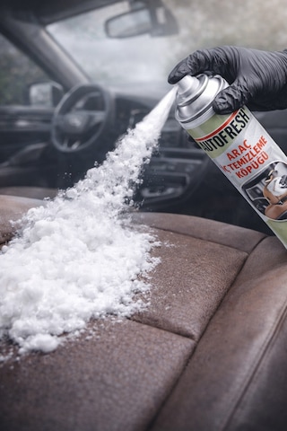 Autofresh Araç İç Temizleyici Köpük Sprey 500 Ml Oto Koltuk, Tavan, Döşeme Ve Torpido Temizleme Köpüğü
