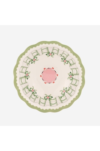 Cath Kidston Yeşil Porselen Kase 20 Cm