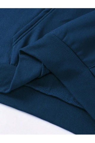 Altamira Erkek Monaco Baskılı Oversize Kapşonlu Sweatshirt 001