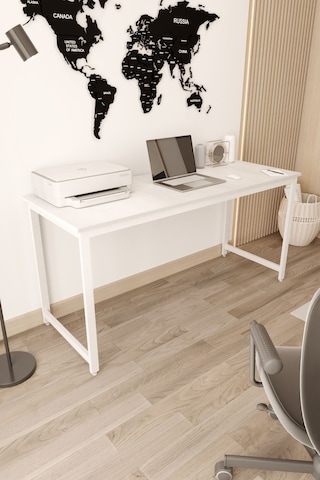 Çalışma Bilgisayar Ofis Masası 60x160 Cm - Beyaz