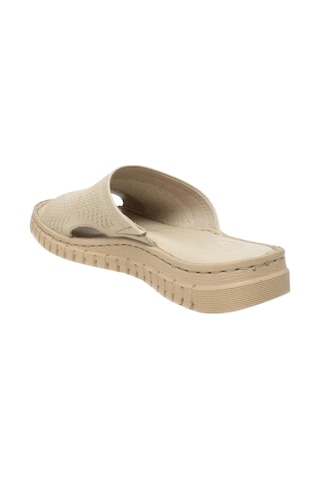 Forelli 38505 Sofia-G Bej Kadın Comfort Terlik Bej