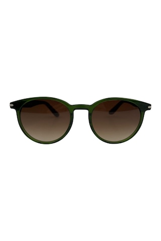 Superstep St 853 C05 52 Unisex Oval Yeşil Kemik Güneş Gözlüğü Yeşil
