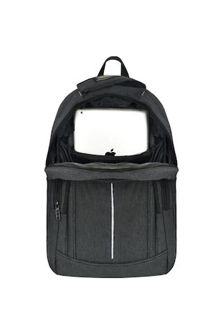Galb Leather Bej Kanvas Gunluk Kullanim 17 Inc Laptop Bolmeli Sirt Cantasi Cod 7300 Koyu Bej