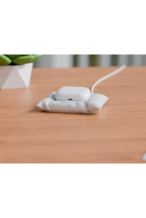 Apple Uyumlu Airpods Yastık Şarj Standı Minimal Şarj Ve Düzenleyici Standı