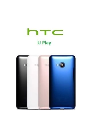 Senalstore Htc U Play Uyumlu Arka Pil Batarya Kapağı Cam