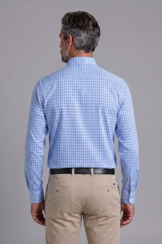 Bisse Mavi Regular Fit Cepsiz Uzun Yaka Gömlek Gmars261059 35
