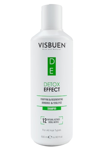 Visbuen Etkili 12 Doğal Aktifli Arındırıcı Koruyucu ve Onarıcı Şampuan 500 ML