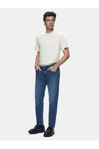 LTB Mateo Orta Bel Dar Paça Mid Indigo Jean Pantolon İndigo