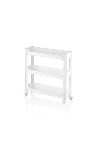 Rafty 3 Katlı Tekerlekli Sepet Organizer Düzenleyici Raf Ünitesi 465x145x480mm 5639 100