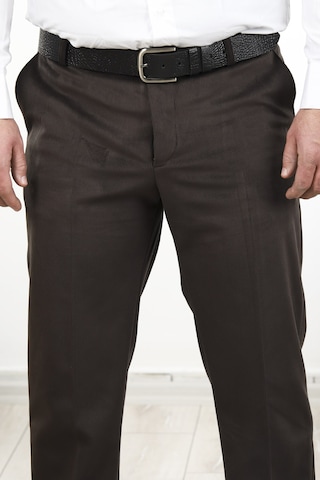 Neowit Erkek İçi Polarlı Yan Cep Klasik Kesim Kadife Pantolon Kahverengi